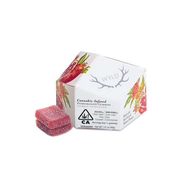Pomegranate Gummies 10pk 1:1 THC:CBD