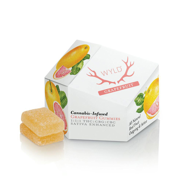 Grapefruit Gummies 10pk 1:1:1 THC:CBG:CBC